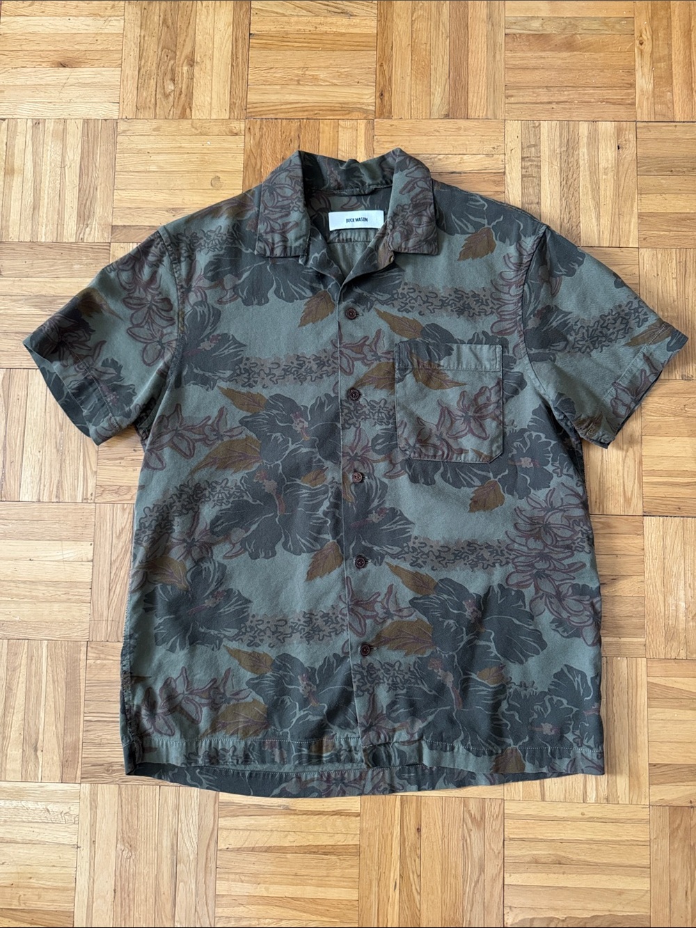 Buck Mason Kauai Short Sleeve Camp Shirt